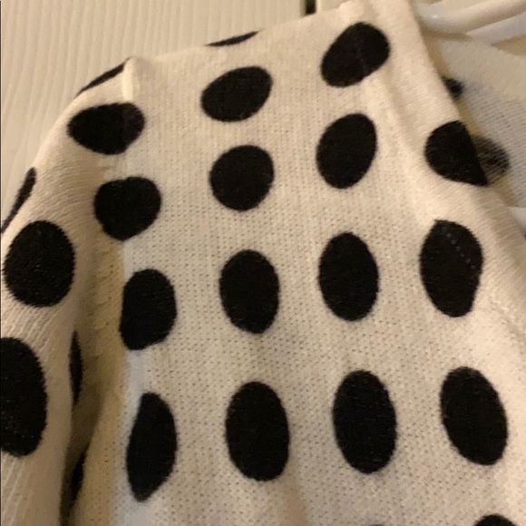 Black and cream polka cardigan - Picture 3 of 4